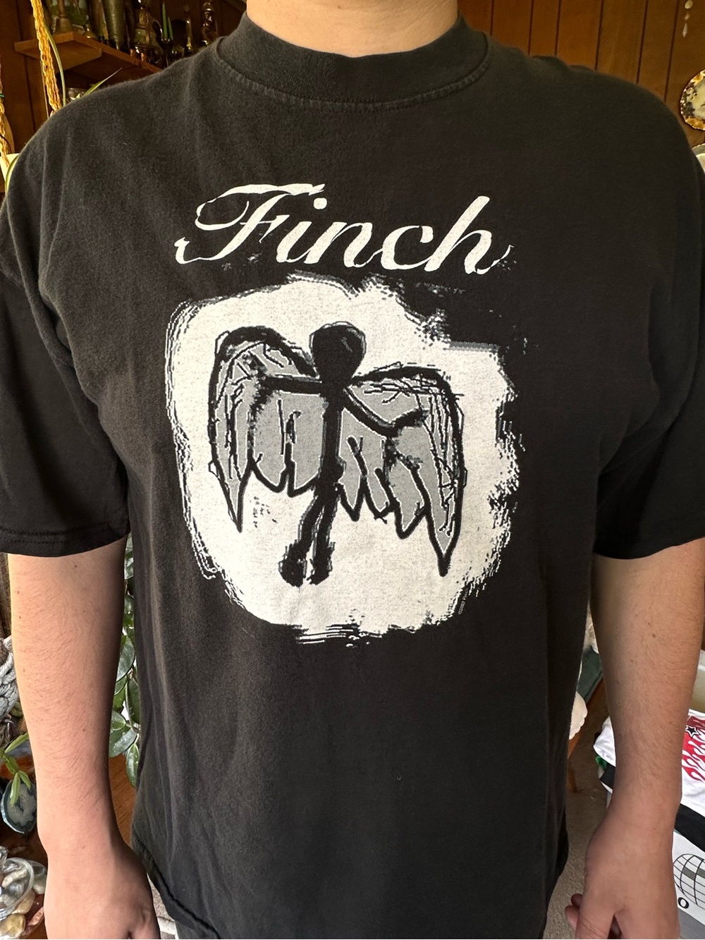 Vintage 2000s Finch What It Is To Burn Post Hardcore Emo Band Tee